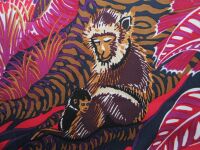 Herm&Atilde;&uml;s Wild Singapore'  Carr&Atilde;&copy; Square Scarf 90cm in Rouge/ Violet/ Beige Mul