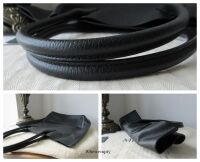 Mulberry Blossom Shoulder Tote in Black Classic Grain Leather