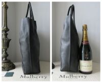 Mulberry Blossom Shoulder Tote in Black Classic Grain Leather