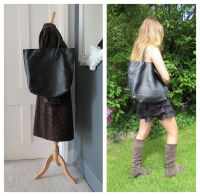 Mulberry Blossom Shoulder Tote in Black Classic Grain Leather