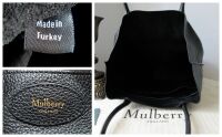 Mulberry Blossom Shoulder Tote in Black Classic Grain Leather