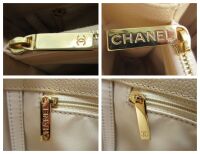 Chanel Classic Grand Shopping Tote GST in Beige Caviar with Gold Hardware