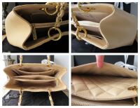 Chanel Classic Grand Shopping Tote GST in Beige Caviar with Gold Hardware