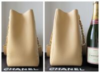 Chanel Classic Grand Shopping Tote GST in Beige Caviar with Gold Hardware