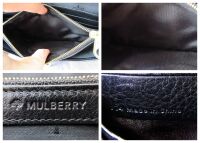 Mulberry Classic Postmans Long Locked Continental Flap Purse Wallet in Blac