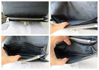 Mulberry Classic Postmans Long Locked Continental Flap Purse Wallet in Blac