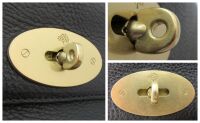 Mulberry Classic Postmans Long Locked Continental Flap Purse Wallet in Blac