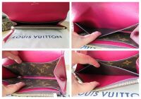 Louis Vuitton Emilie Continental Purse Wallet in Monogram Fuchsia
