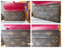 Louis Vuitton Emilie Continental Purse Wallet in Monogram Fuchsia