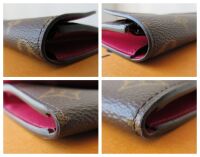 Louis Vuitton Emilie Continental Purse Wallet in Monogram Fuchsia