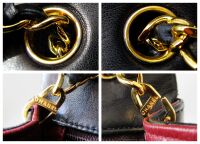 Chanel Vintage Mini Square Single Flap in Black Lambskin with 24ct Gold Har