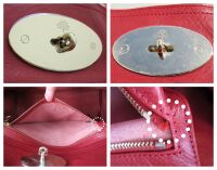 Mulberry Classic Bayswater Tote in Poppy Red Coloured Natural Vegetable Tan