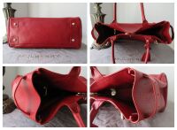 Mulberry Classic Bayswater Tote in Poppy Red Coloured Natural Vegetable Tan
