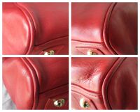 Mulberry Classic Bayswater Tote in Poppy Red Coloured Natural Vegetable Tan
