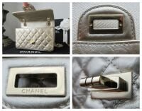 Chanel 224 Mini Reissue Mademoiselle Single Flap in Champagne Gold Distress