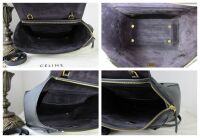 C&Atilde;LINE Mini Belt Bag in Black Grained Calfskin