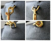 C&Atilde;LINE Mini Belt Bag in Black Grained Calfskin