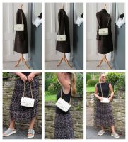 Chanel 224 Mini Reissue Mademoiselle Single Flap in Ivory Cream Distressed 