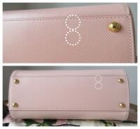 Dolce & Gabbana Medium Miss Sicily Floral 'Lilies' in Rosa Pink Vitello Sta