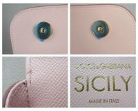 Dolce & Gabbana Medium Miss Sicily Floral 'Lilies' in Rosa Pink Vitello Sta