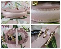Dolce & Gabbana Medium Miss Sicily Floral 'Lilies' in Rosa Pink Vitello Sta