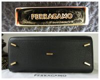 Salvatore Ferragamo New Studio Soft Bag (M) in Black Calfskin