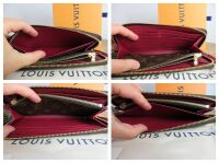 Louis Vuitton Clemence Long Zip Around Continental Wallet in Monogram Fuchs
