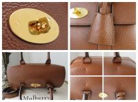 Mulberry Classic Small Bayswater Satchel in Oak Two Tone Small Classic Grai