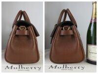 Mulberry Classic Small Bayswater Satchel in Oak Two Tone Small Classic Grai