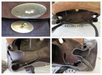 Mulberry Classic East West Bayswater in Chocolate Natural Vegetable Tanned