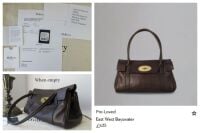 Mulberry Classic East West Bayswater in Chocolate Natural Vegetable Tanned