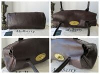Mulberry Classic East West Bayswater in Chocolate Natural Vegetable Tanned