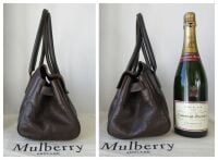 Mulberry Classic East West Bayswater in Chocolate Natural Vegetable Tanned