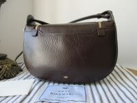 Anya Hindmarch Vere Small Two Way Cross Body Satchel in Chocolate Chesterfi
