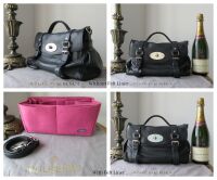 Mulberry Classic Regular Alexa Satchel in Midnight Blue Polished Buffalo Le