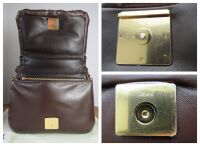 Loewe Goya Puffer in Dark Chocolate Lamb Nappa