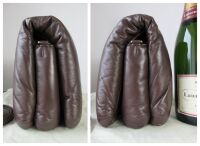 Loewe Goya Puffer in Dark Chocolate Lamb Nappa