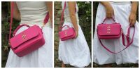 Mulberry Small Bryn Satchel in Mulberry Pink Heavy Grain Leather