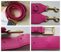 Mulberry Small Bryn Satchel in Mulberry Pink Heavy Grain Leather