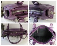 Balenciaga City in Raisin Purple with Giant 21 Silver Hardware