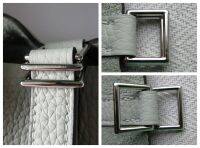 Herm&Atilde;&uml;s Picotin Lock 18 in Eclat Gris Neve Clemence & Vert Comics Swift with
