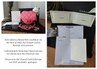 Chanel CC in Love 22 Runway Mini Heart Belt Bag in Pink Lambskin with Champ