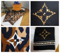 Louis Vuitton Silk Bandeau in Giant Jungle Monogram Noir