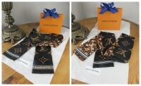 Louis Vuitton Silk Bandeau in Giant Jungle Monogram Noir