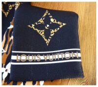 Louis Vuitton Silk Bandeau in Giant Jungle Monogram Noir