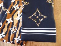 Louis Vuitton Silk Bandeau in Giant Jungle Monogram Noir