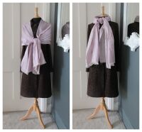 Mulberry Tamara Rectangular Scarf in Lilac Superfine Cotton