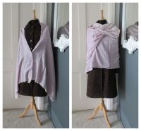 Mulberry Tamara Rectangular Scarf in Lilac Superfine Cotton