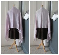 Mulberry Tamara Rectangular Scarf in Lilac Superfine Cotton