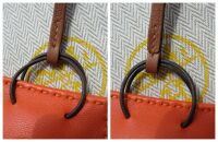 Herm&Atilde;&uml;s Sac Du Orange Bag Charm in Lambskin
